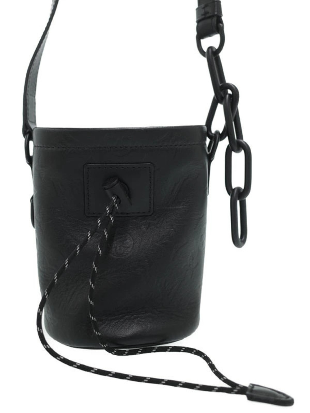 Louis Vuitton Monogram Shadow Black Chalk Bag Shoulder